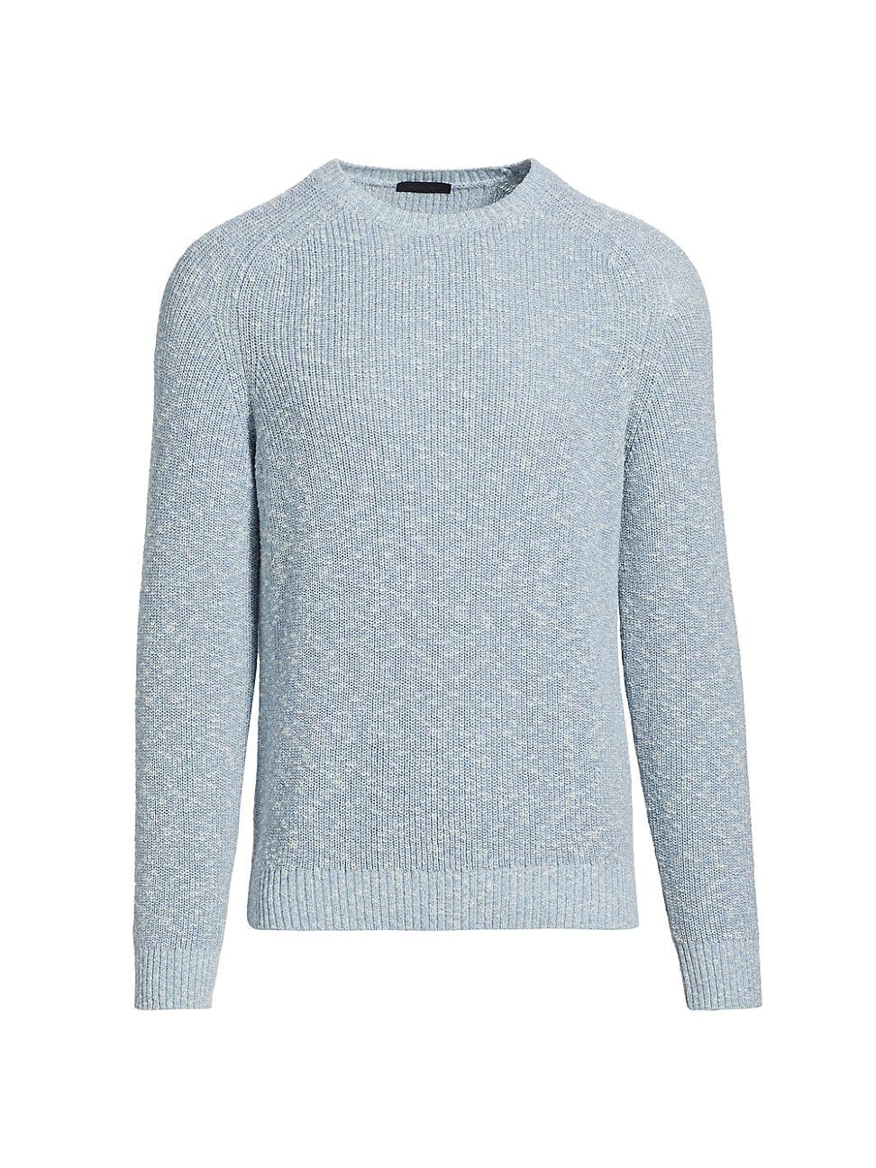 Mens COLLECTION Cotton-Blend Rib-Knit Sweater Product Image