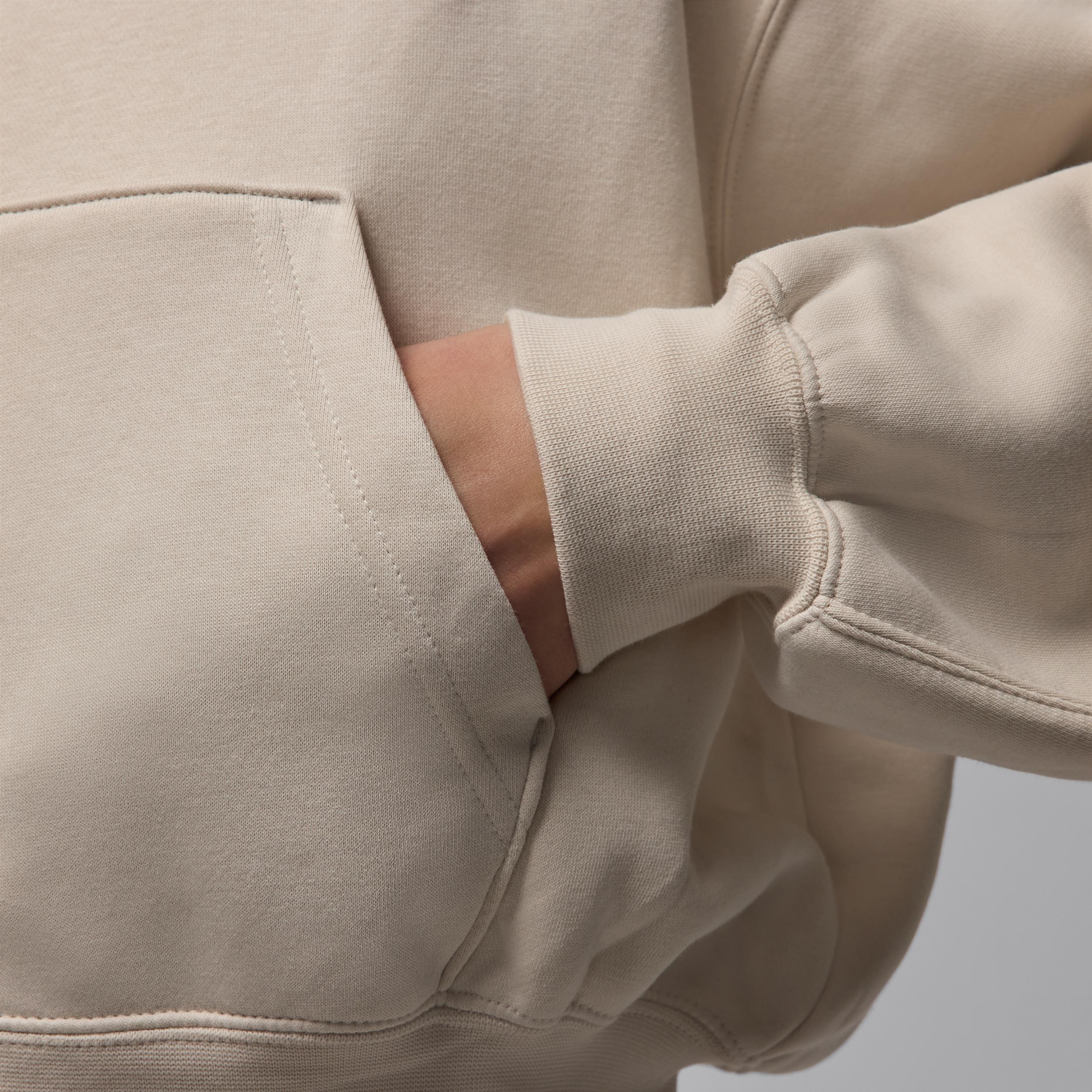 Womens Jordan Brooklyn Fleece Cropped Full-Zip Hoodie | IH3351-104 Product Image