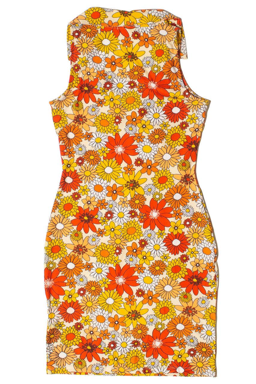 70s Floral Mini Dress Product Image