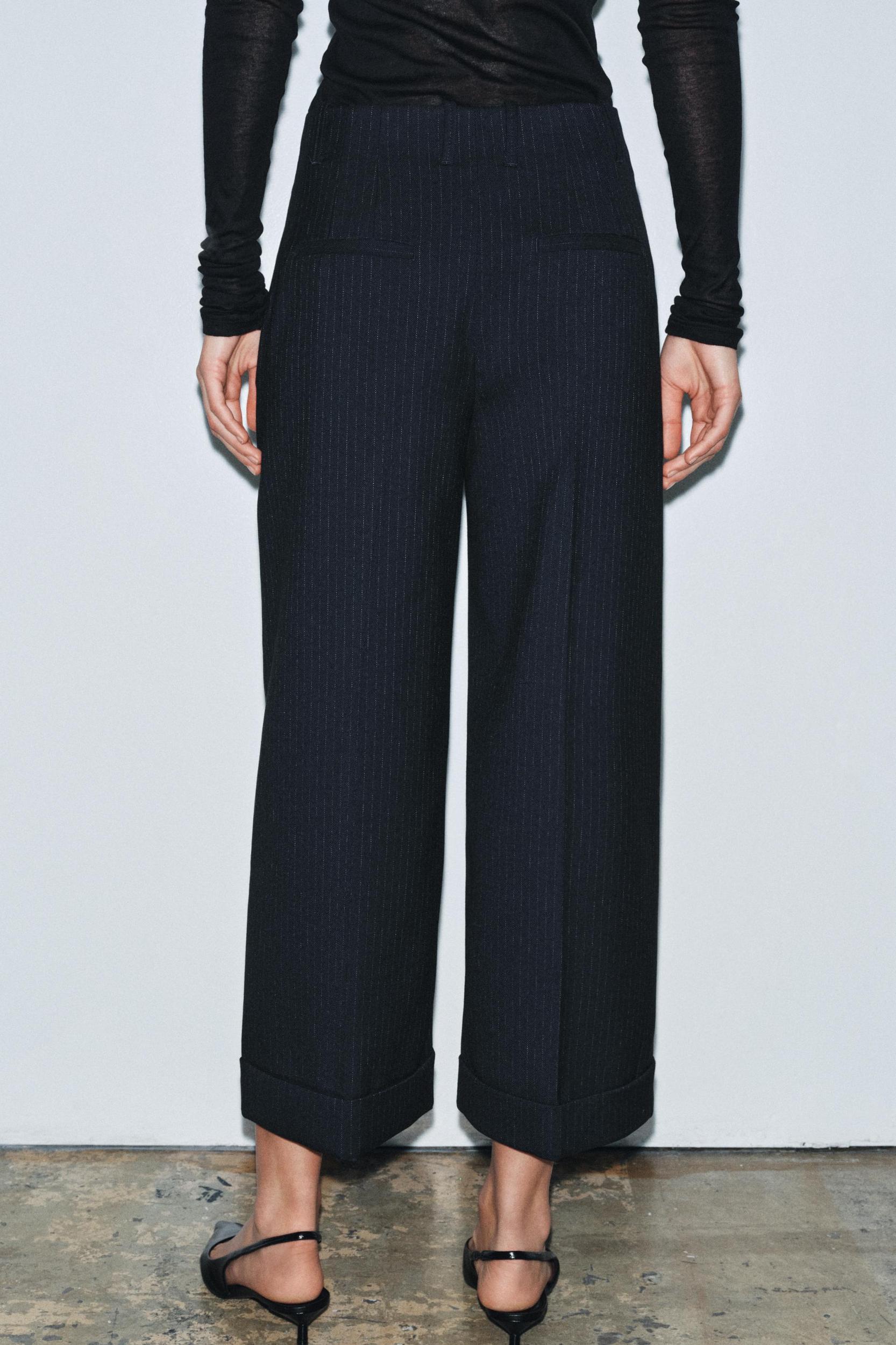 ZW COLLECTION PINSTRIPE PANTS Product Image