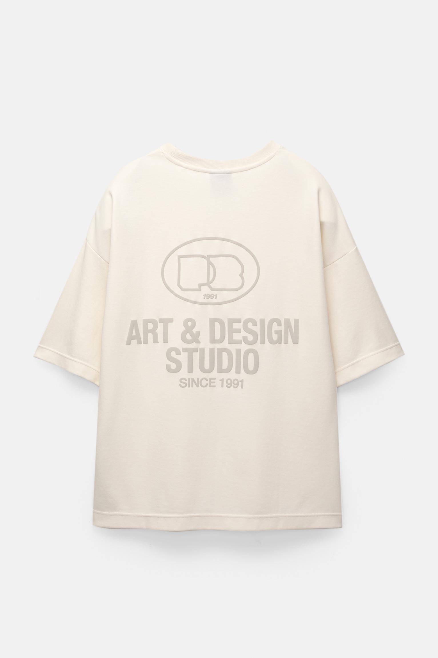 Short sleeve logo sweatshirt Product Image