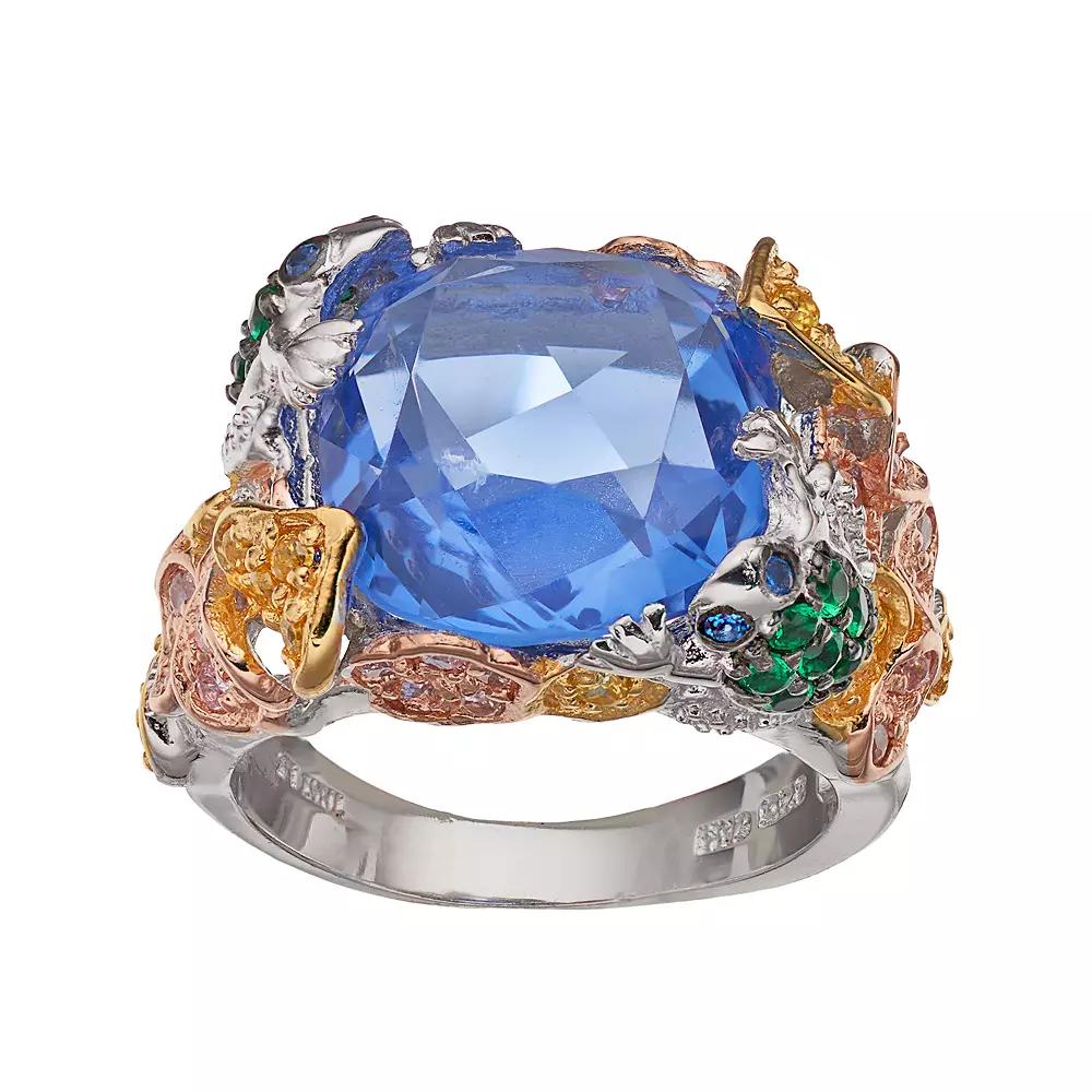 Sophie Miller Sterling Silver Gemstone Cocktail Ring, Women's, Size: 6, Multicolor Product Image