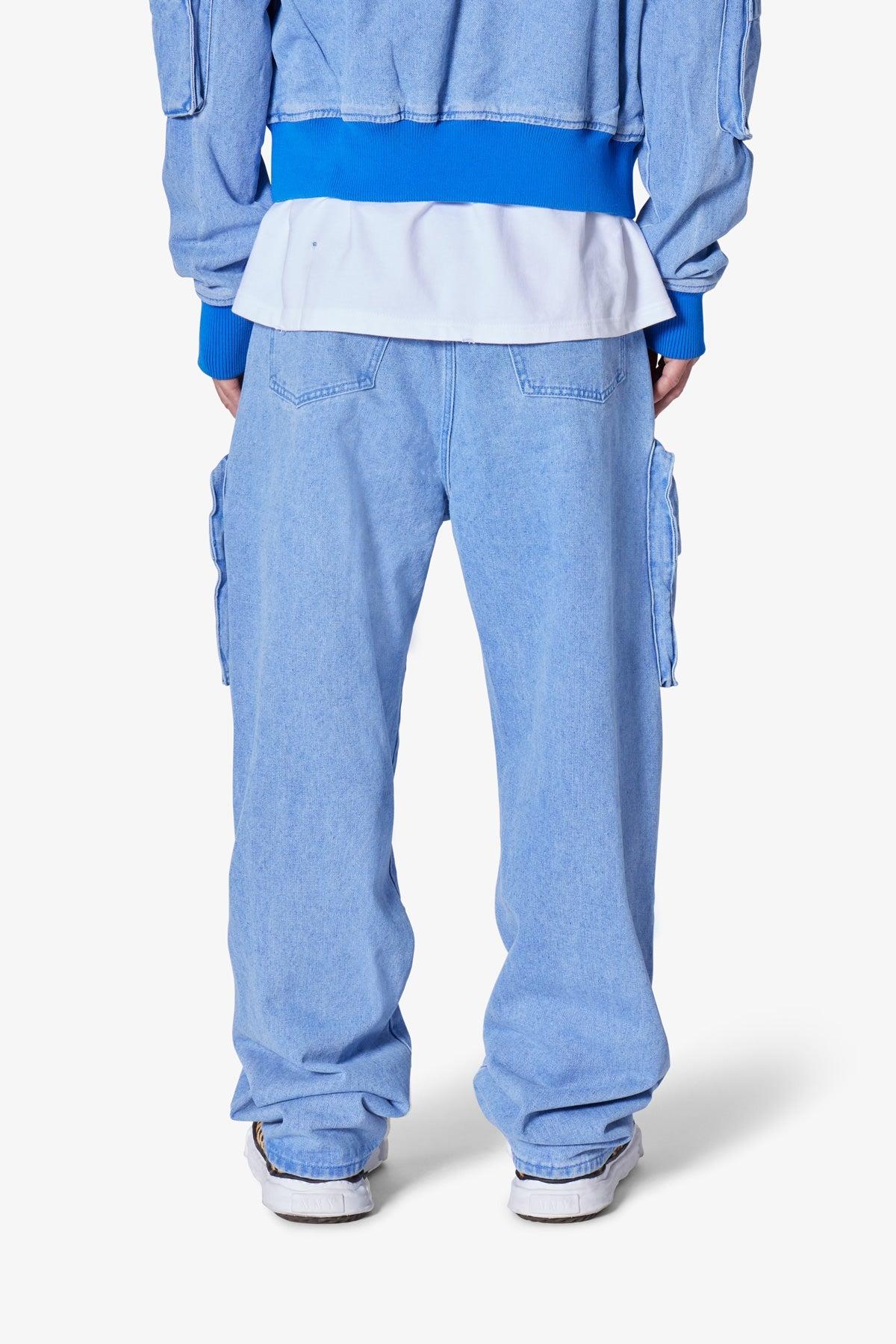Ultra Baggy Feeling Blue Denim - Blue Product Image