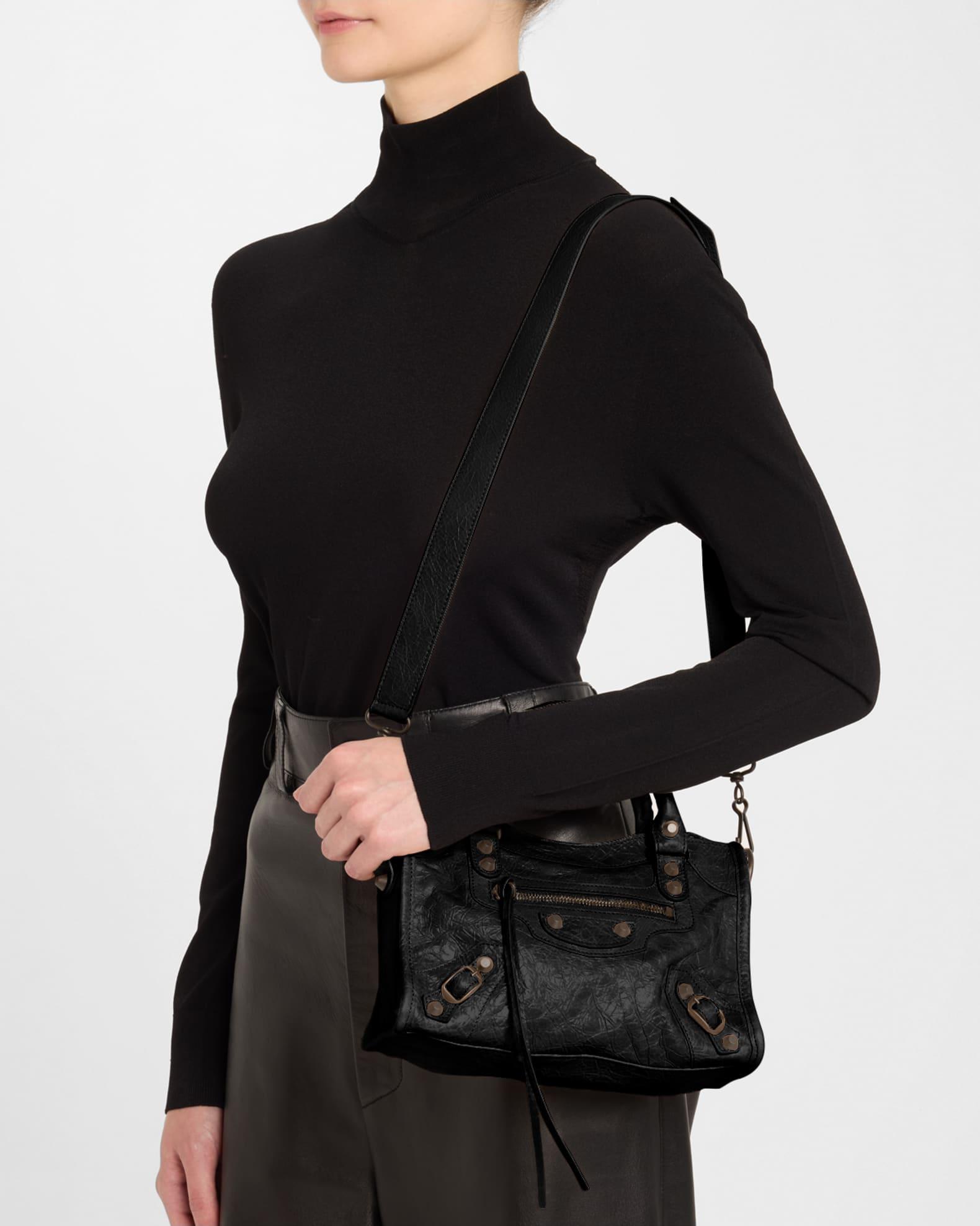 Le City Mini Leather Top-Handle Bag Product Image