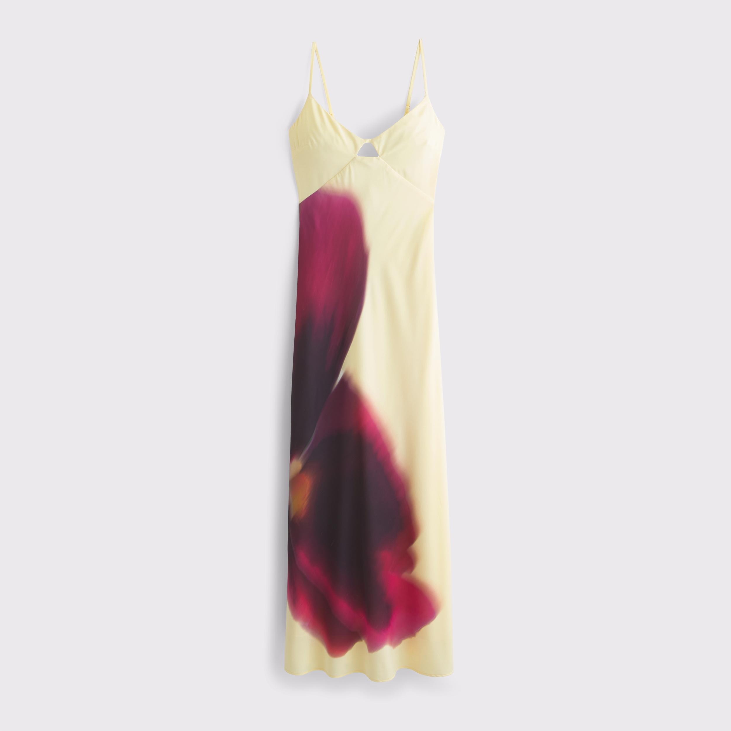 The A&F Julia Slip Cutout Maxi Dress Product Image
