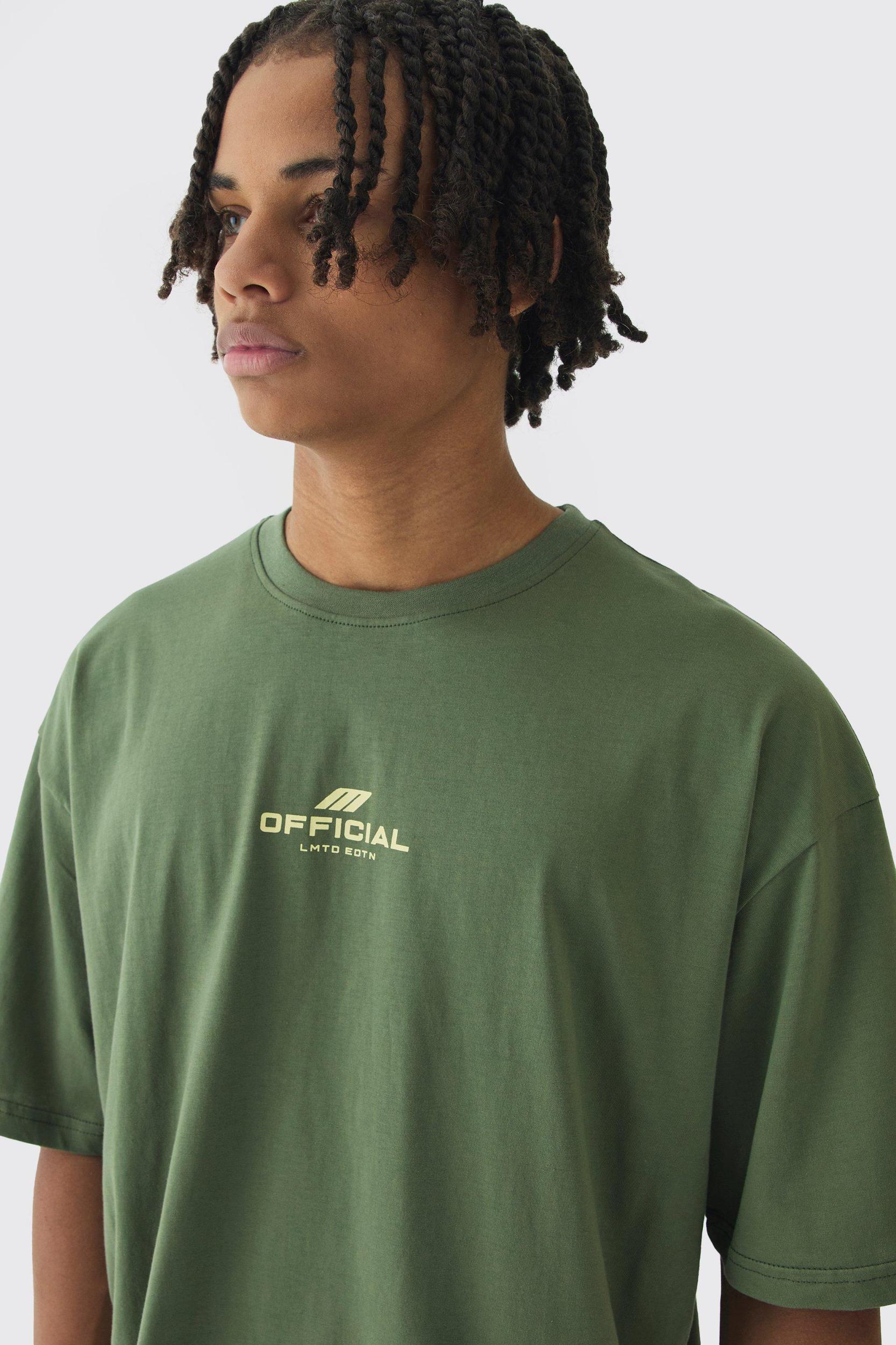 Oversized Boxy Official T-Shirt | boohooMAN USA Product Image