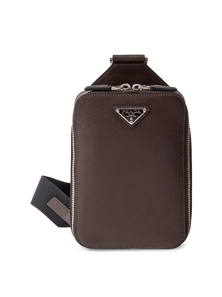 Mens Prada Brique Saffiano Leather Bag Product Image