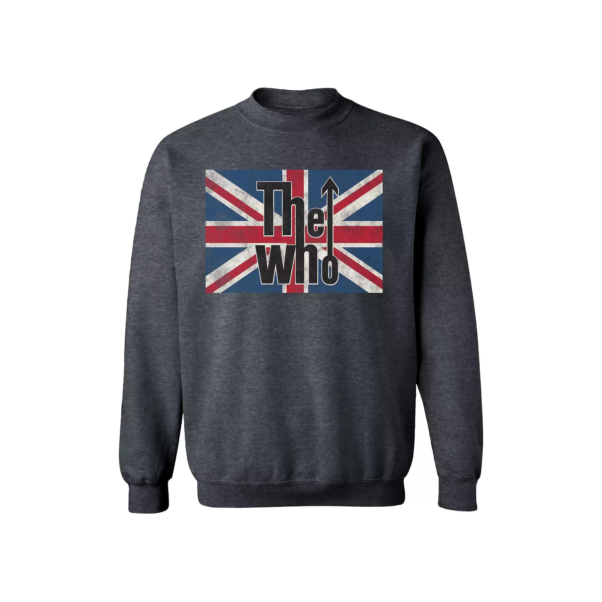 Men's The Who Union Jack Dark Sweatshirt, Adult Unisex,  Product Image