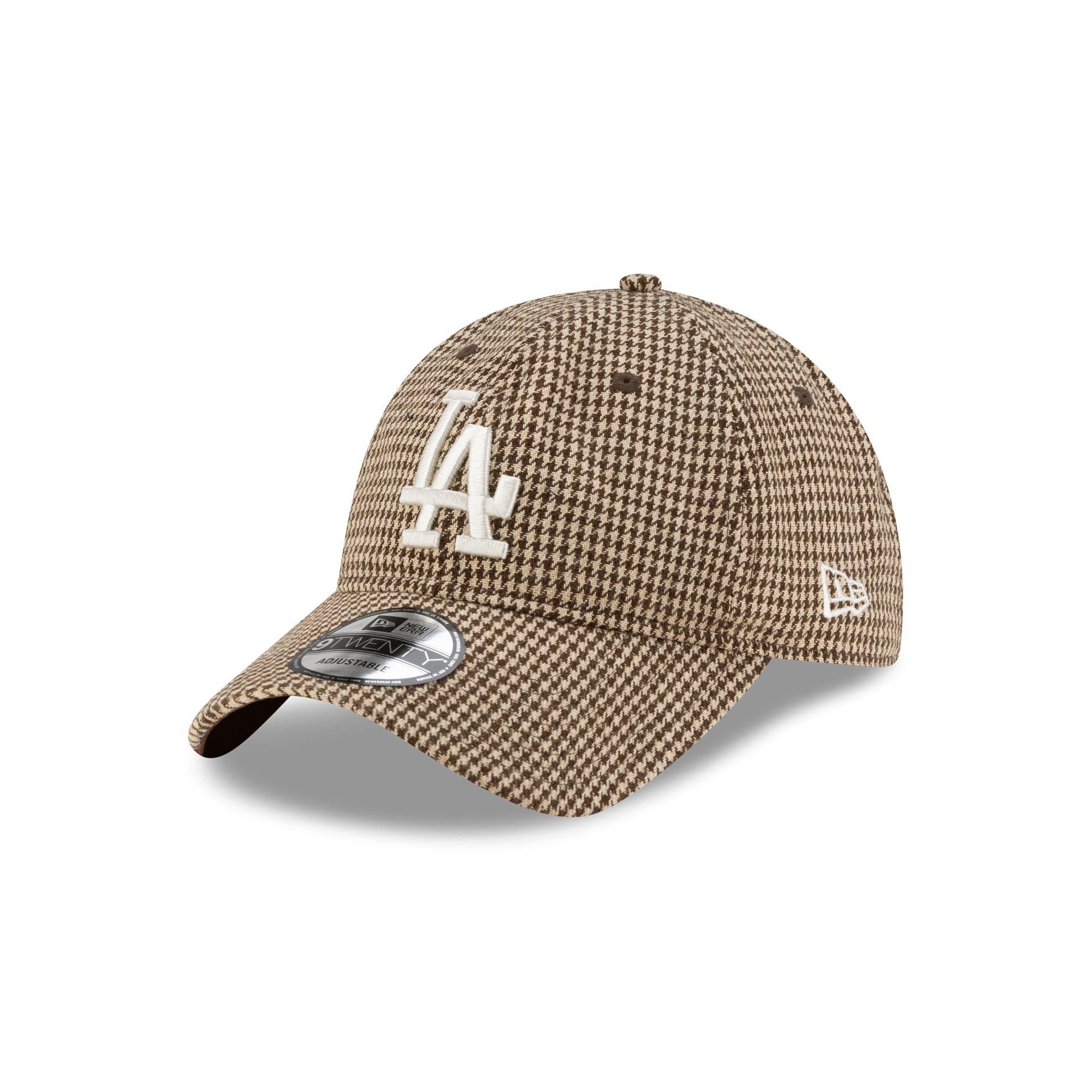 Los Angeles Dodgers Houndstooth 9TWENTY Adjustable Hat Male Product Image