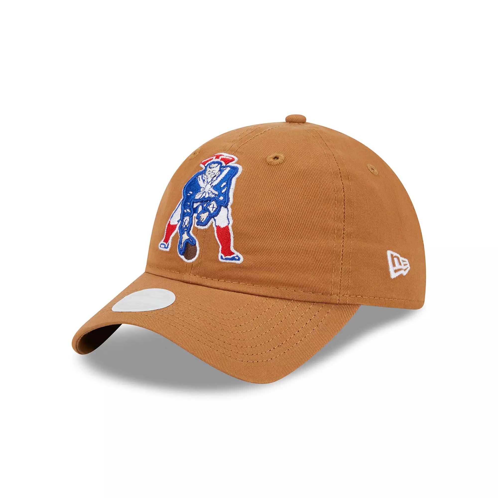 Women's New Era  Brown New England Patriots Throwback Main Core Classic 2.0 9TWENTY Adjustable Hat Product Image