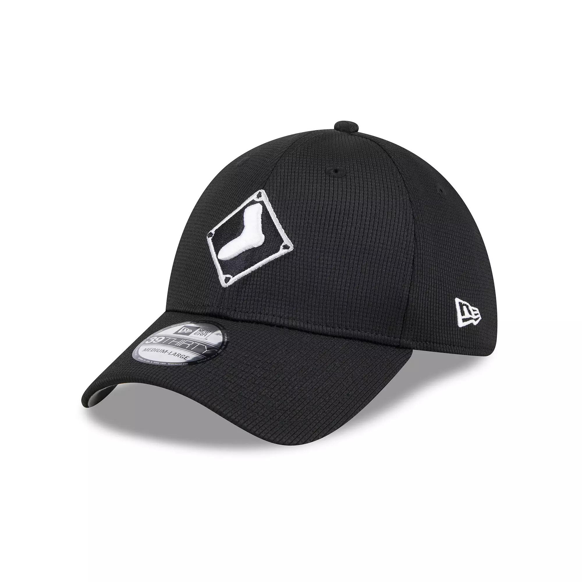 Men's New Era  Black Chicago White Sox 2024 Batting Practice 39THIRTY Flex Hat, Size: Small/Medium Product Image