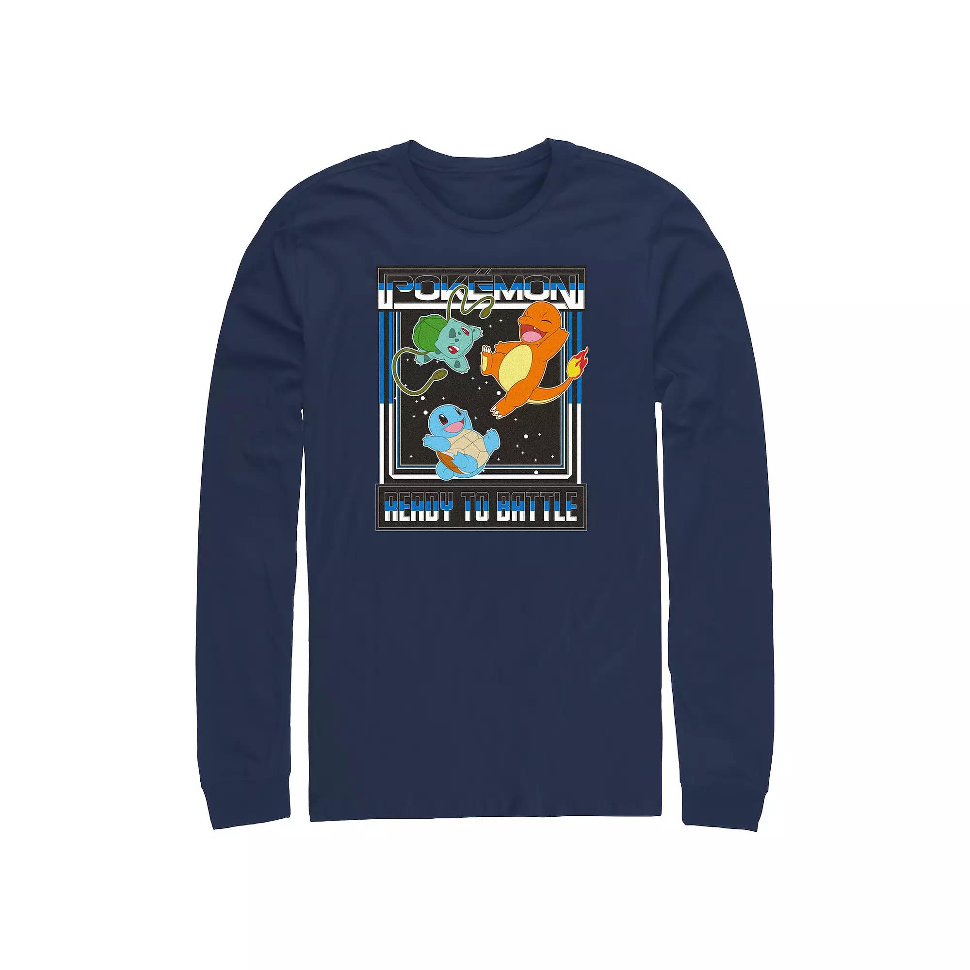 Men's Pokemon Starter Pack Ready To Battle Graphic Tee,  Product Image