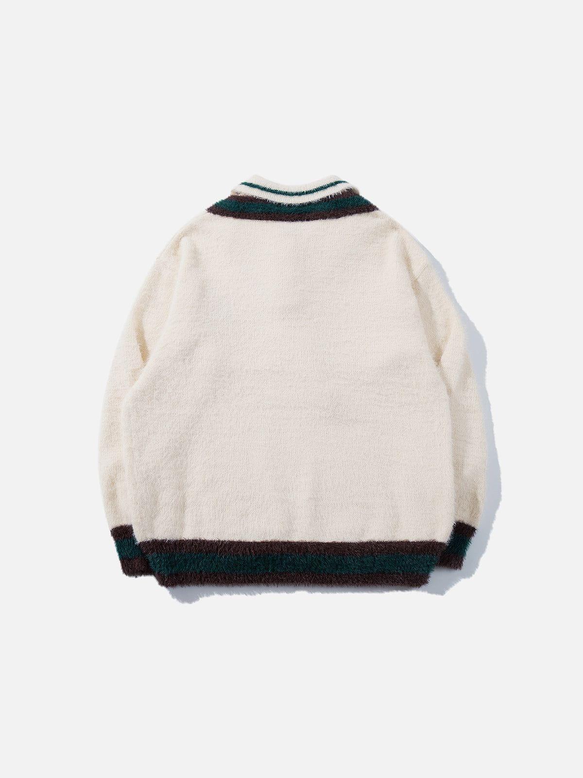 Aelfric Eden Stripe Tie Layered Sweater Female Product Image