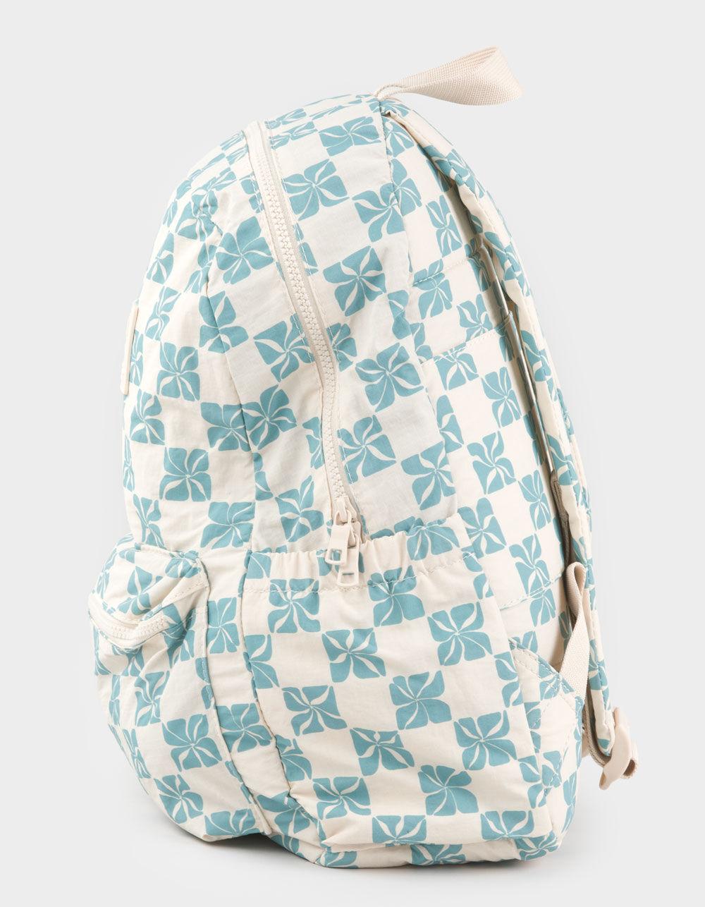 ALOHA Collection Pua Check Travel Light Backpack - TURQ COMBO Product Image