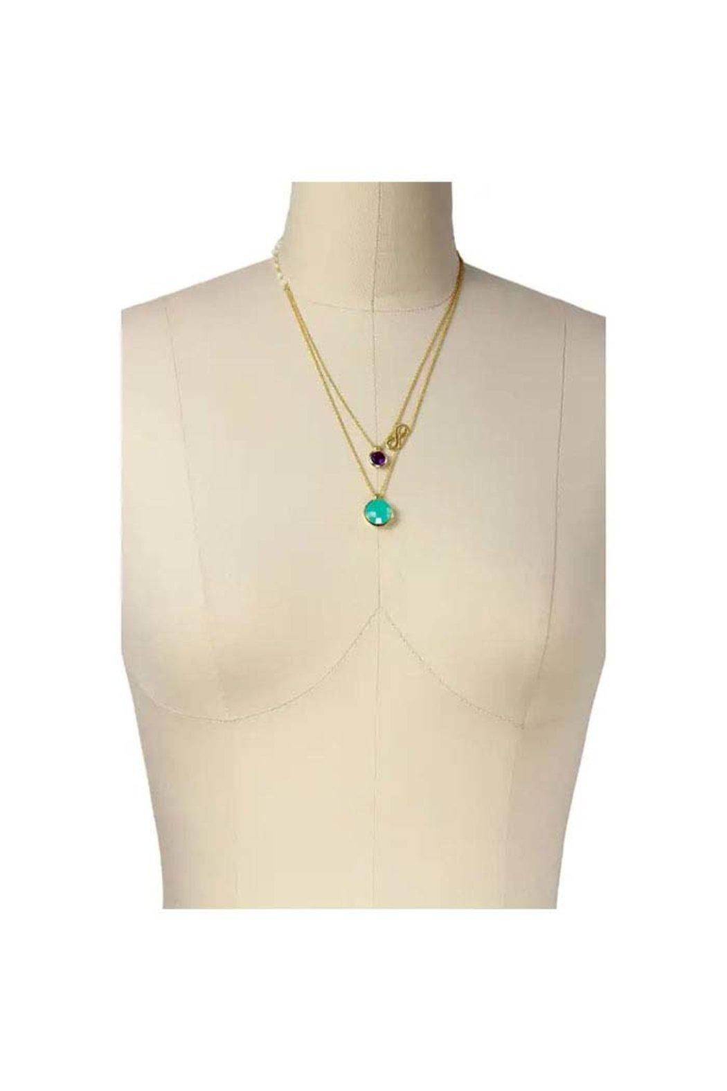 Double Layer Infinity Necklace Product Image