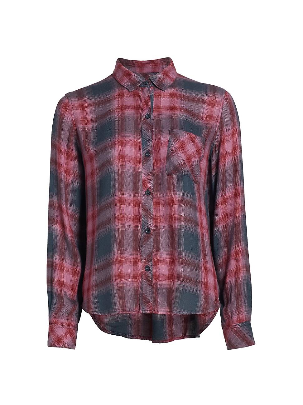 Womens Hunter Plaid Shirt Product Image