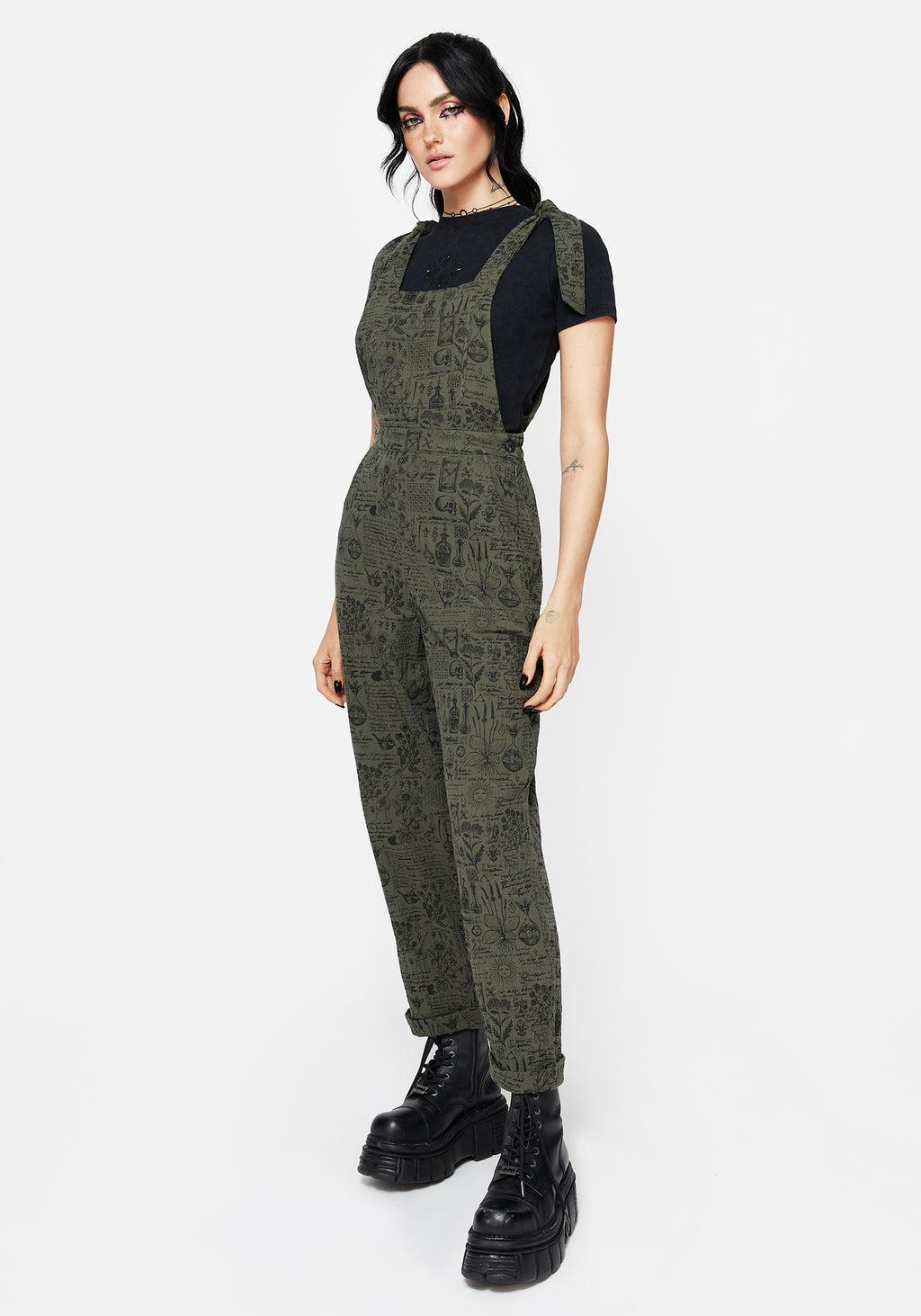 Taddea Cotton Relaxed Tie Detail Jumpsuit Product Image