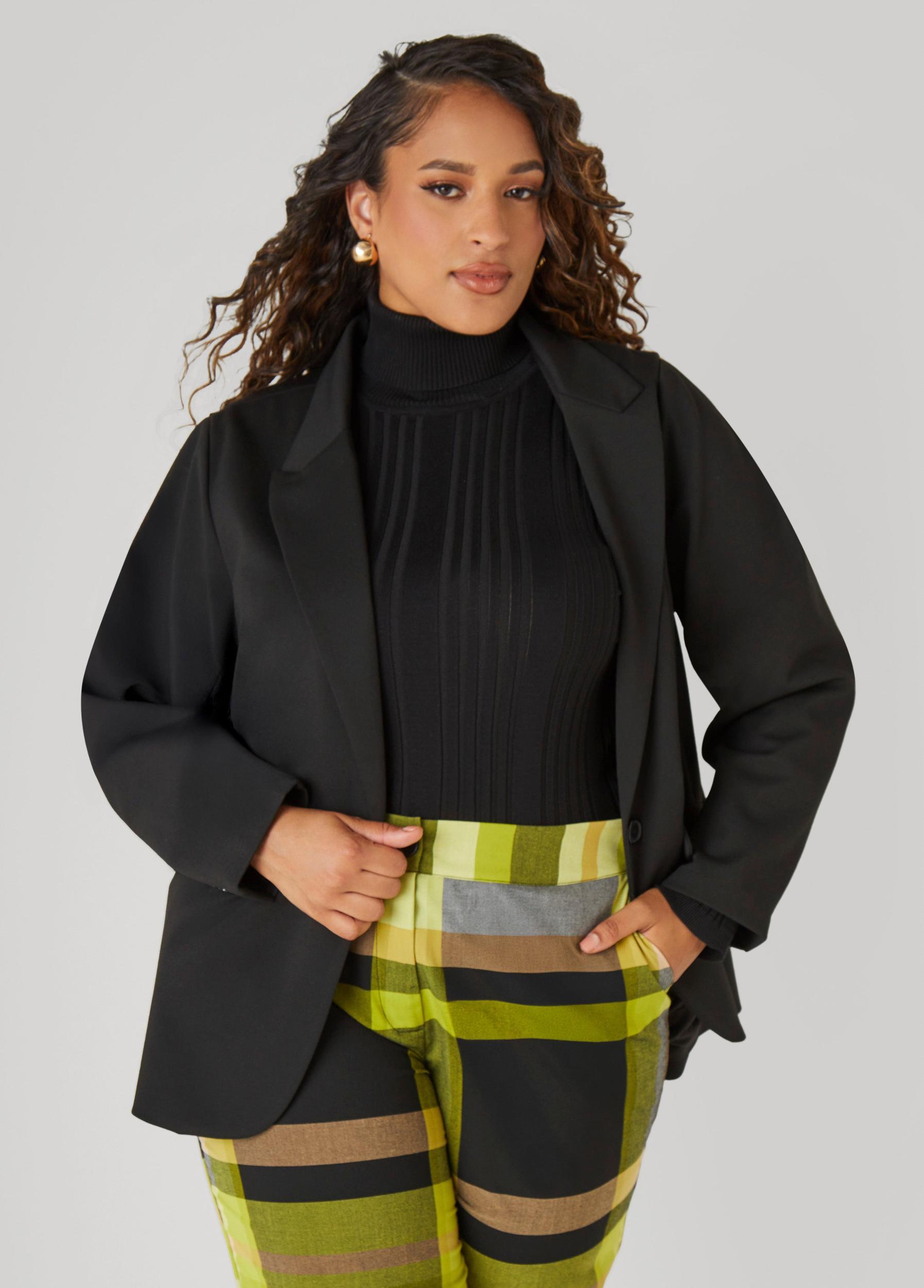 Ribbed Turtleneck Sweater Product Image