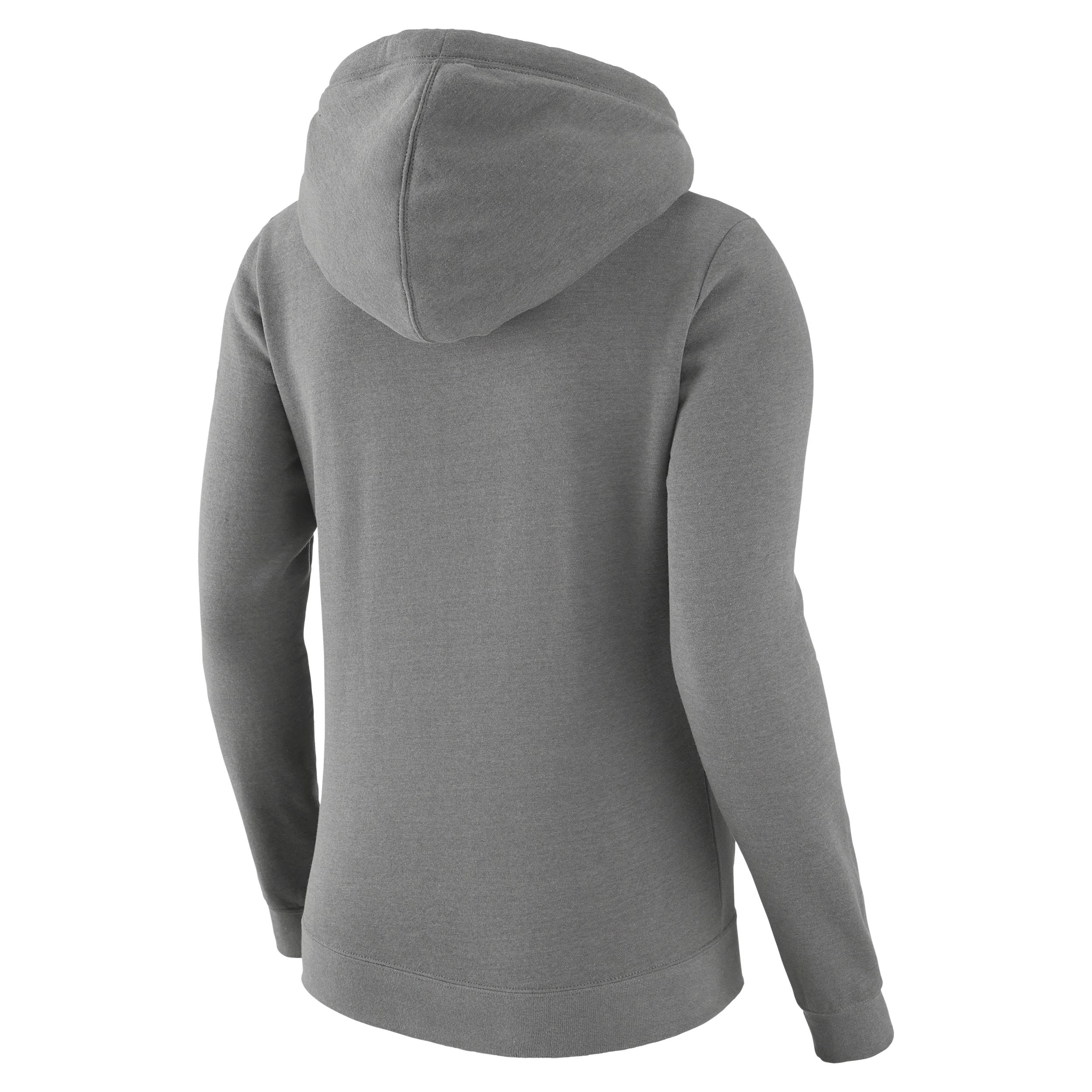 Chicago Bulls Club City Edition Women's Nike NBA Fleece Funnel-Neck Hoodie Product Image