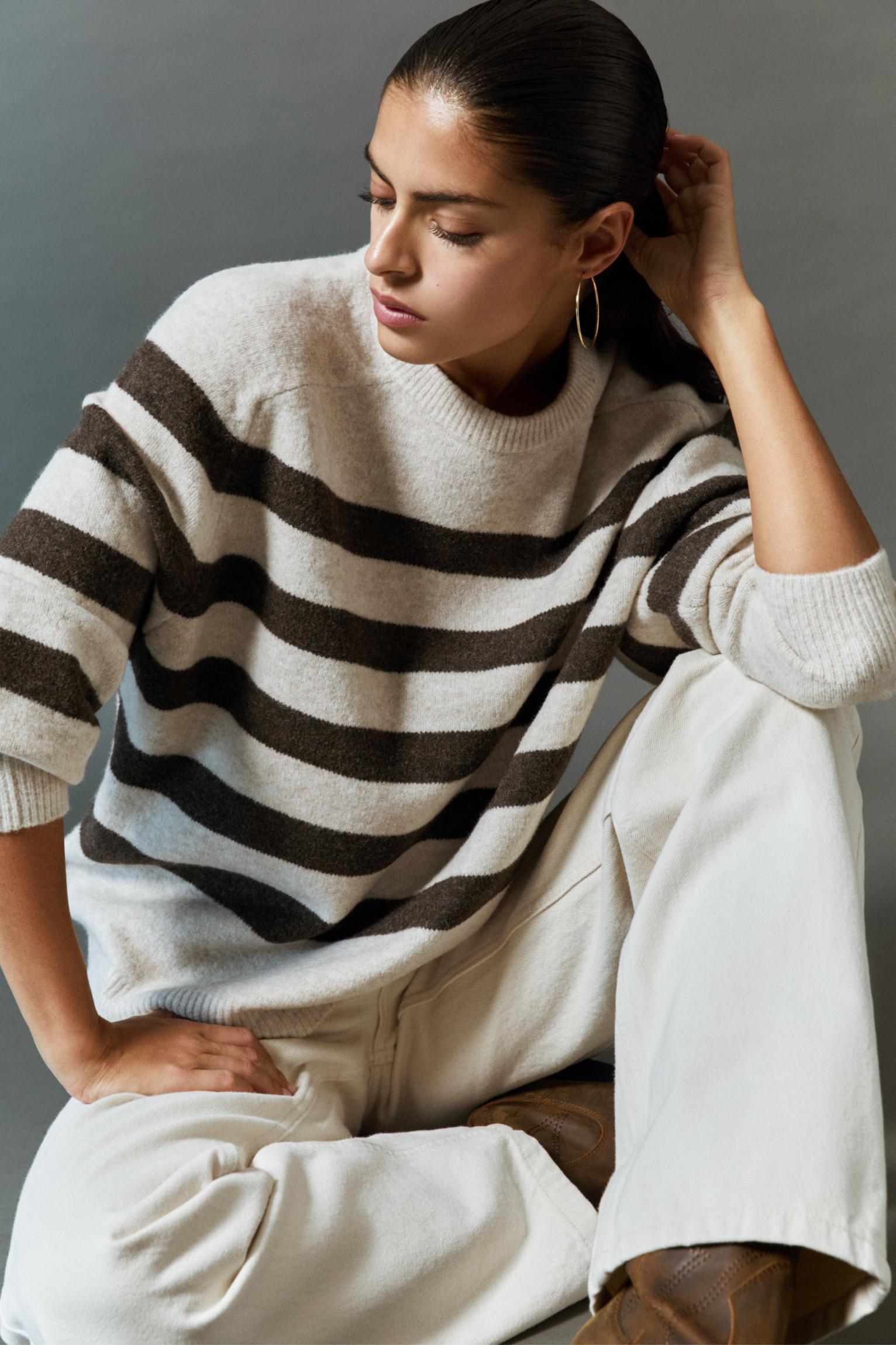 Soft touch striped sweater Product Image