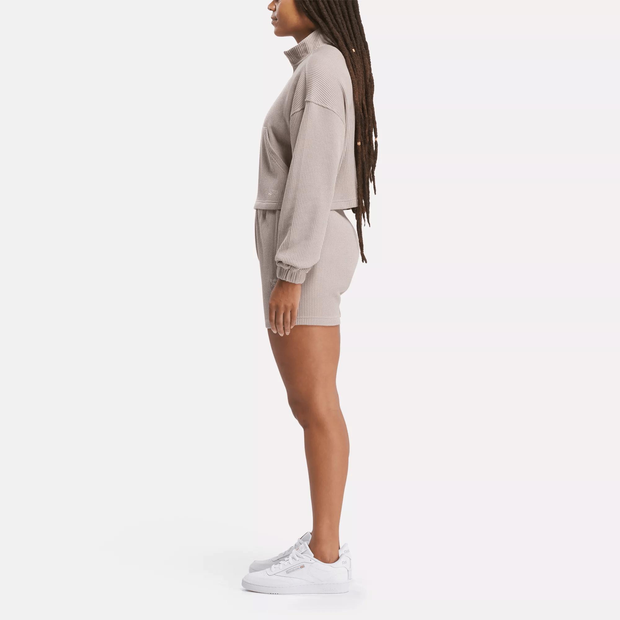 Women's Classics Wardrobe Essentials Waffle Shorts Female Product Image