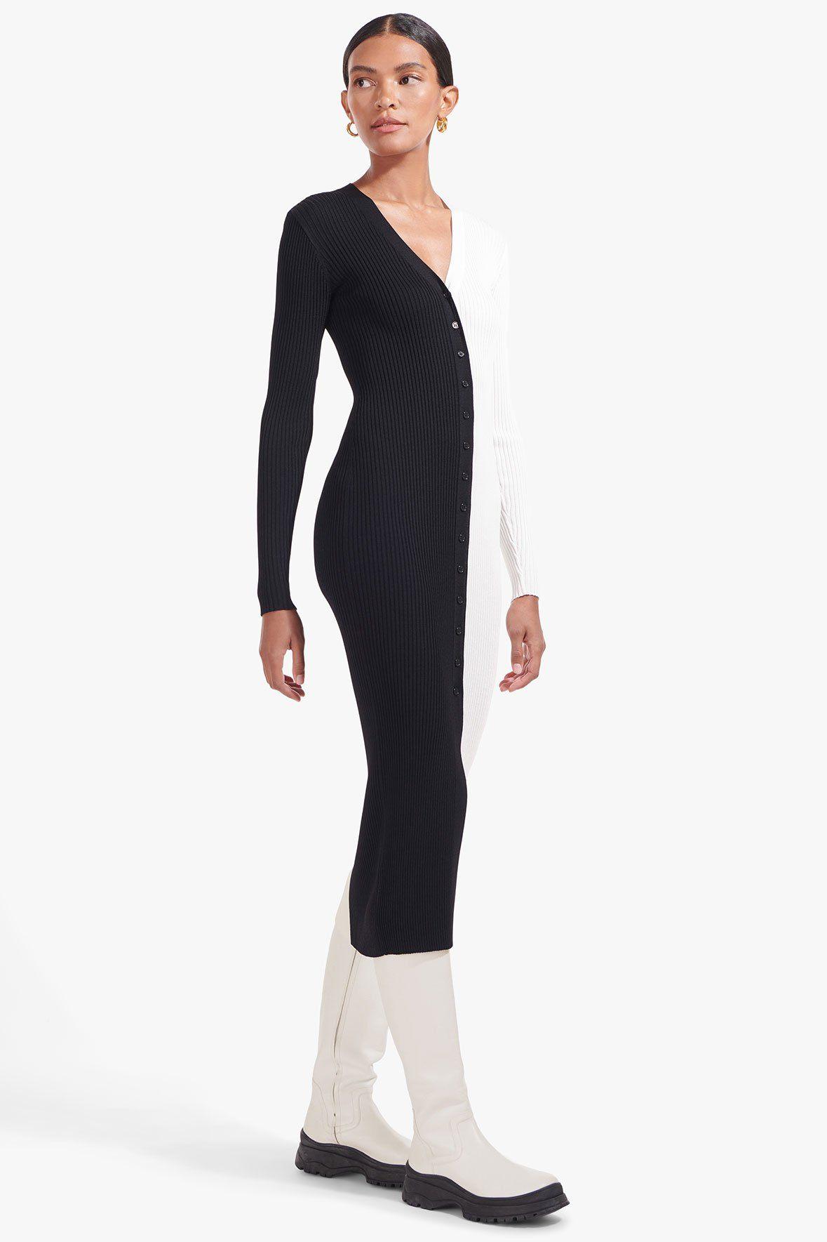 SHOKO SWEATER | BLACK WHITE Product Image