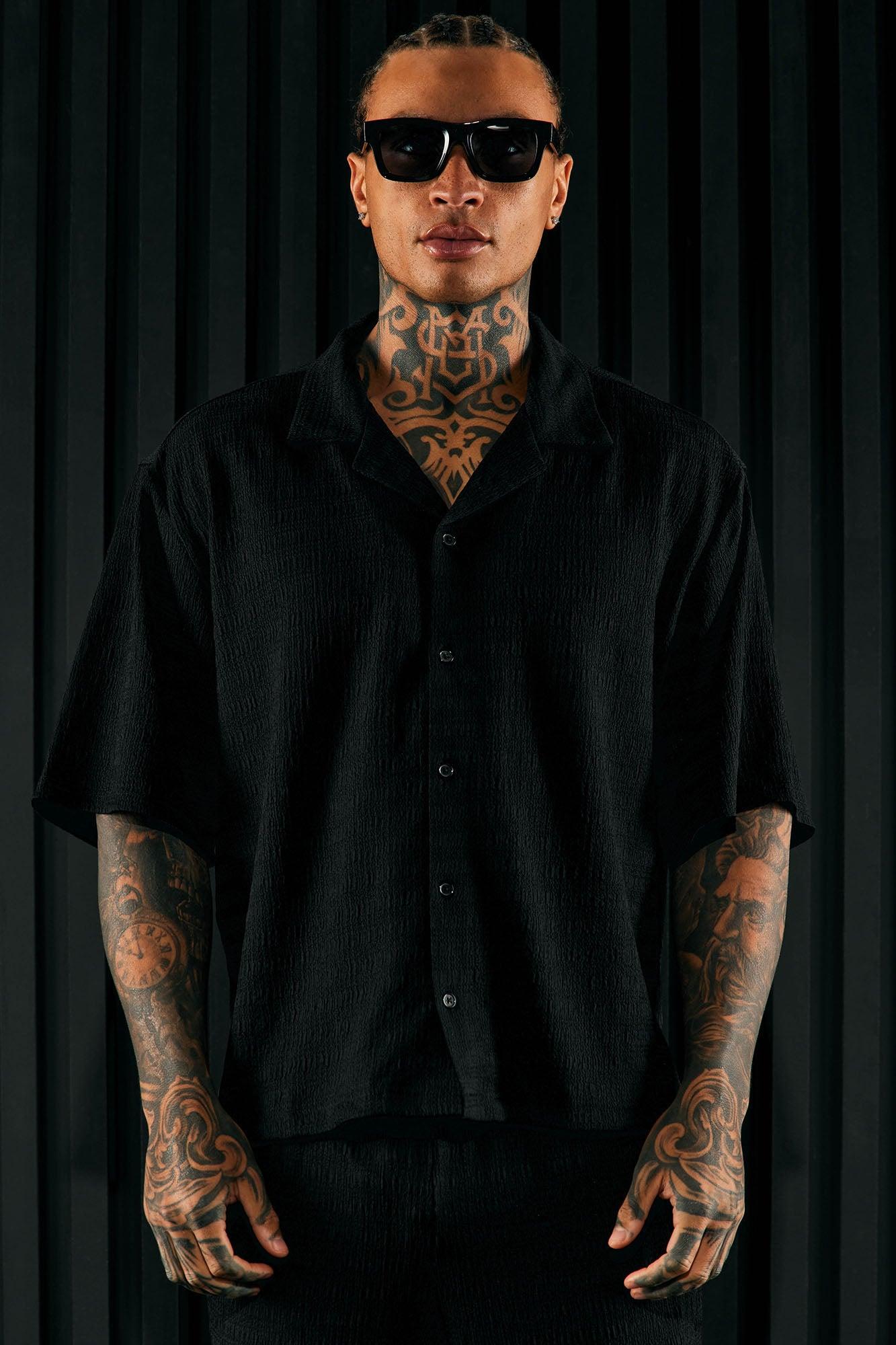 Boca Button Up Shirt - Black Product Image