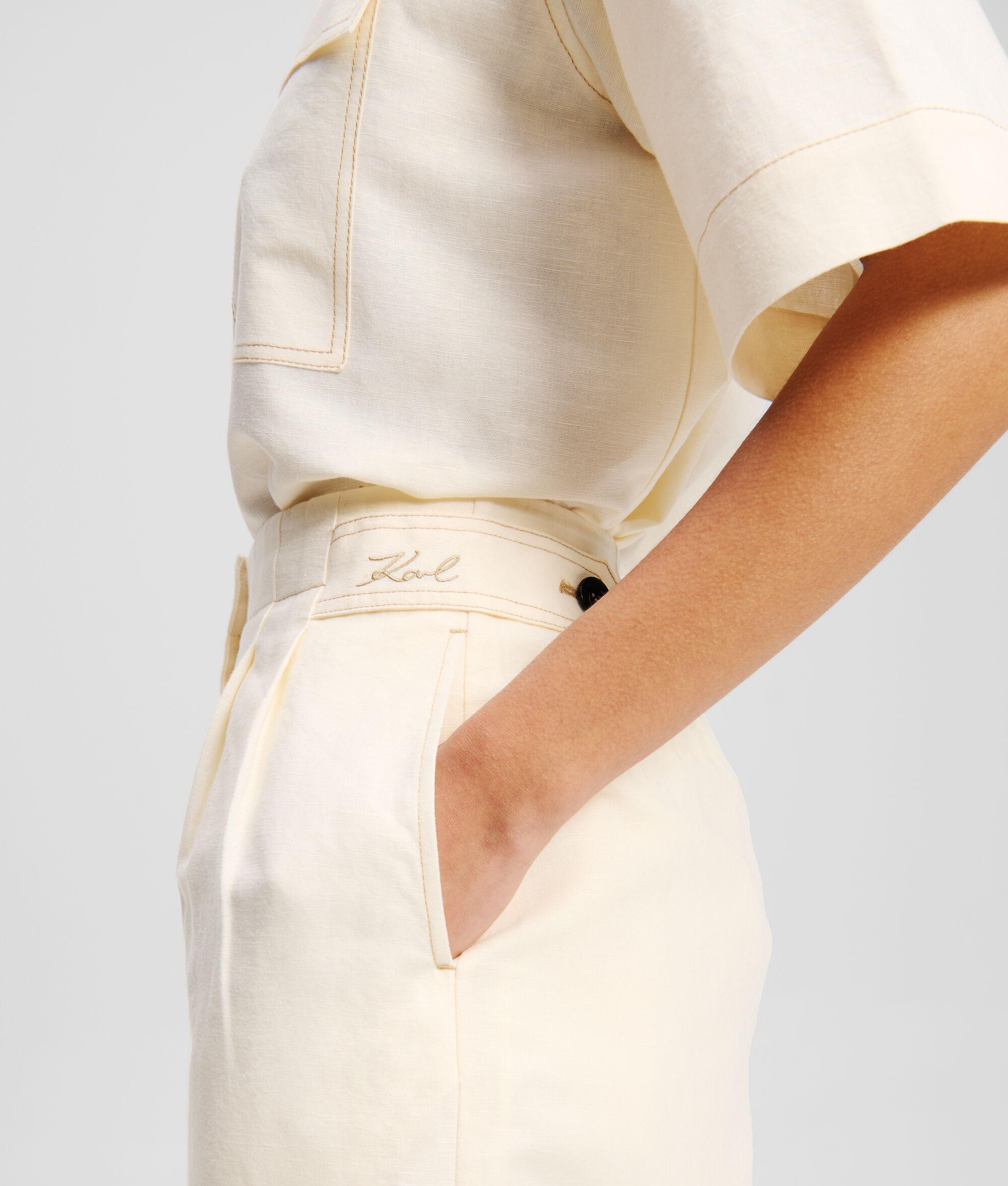 LINEN-BLEND SHORTS Product Image