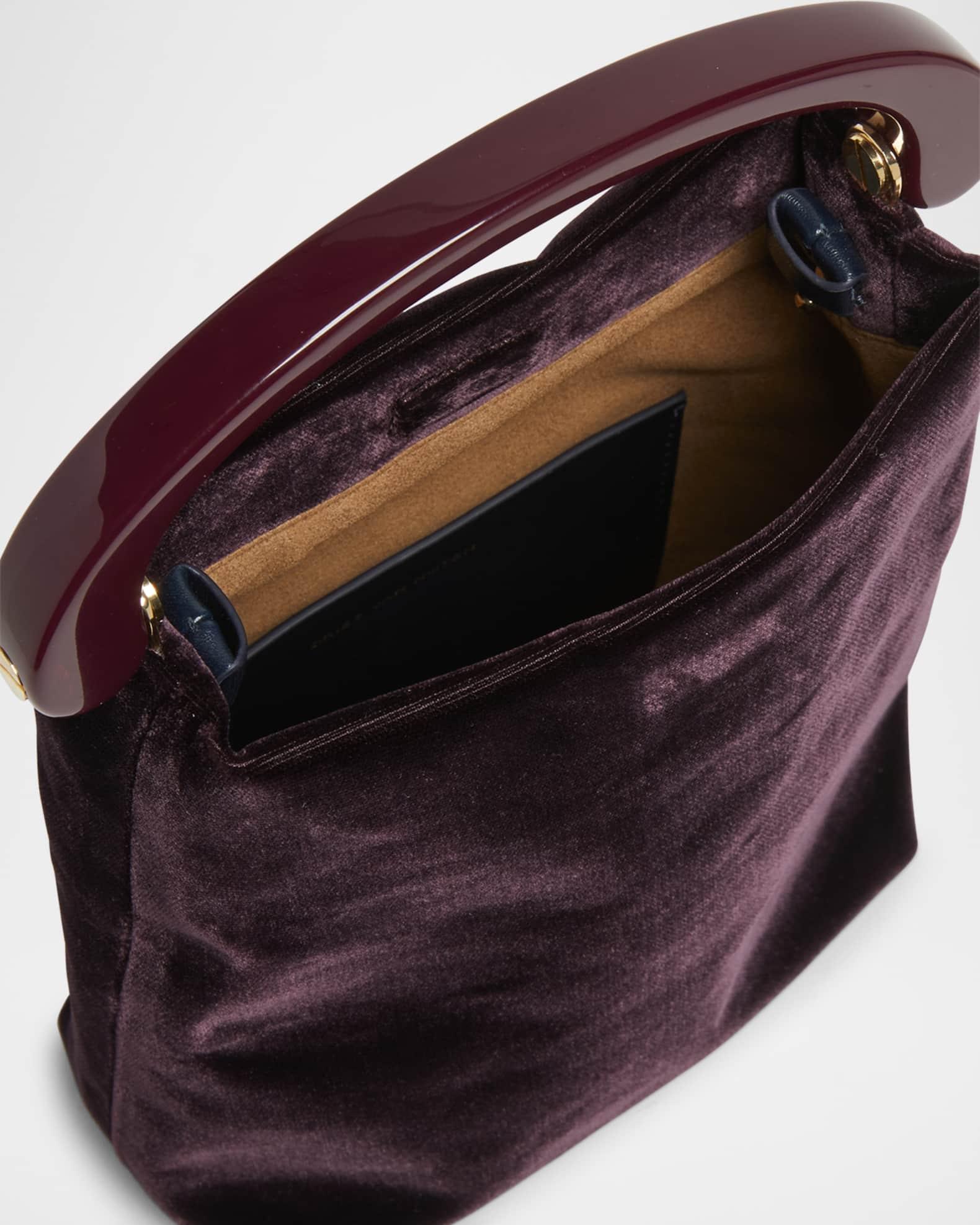 Velvety Viscose Mini Crossbody Bag Product Image