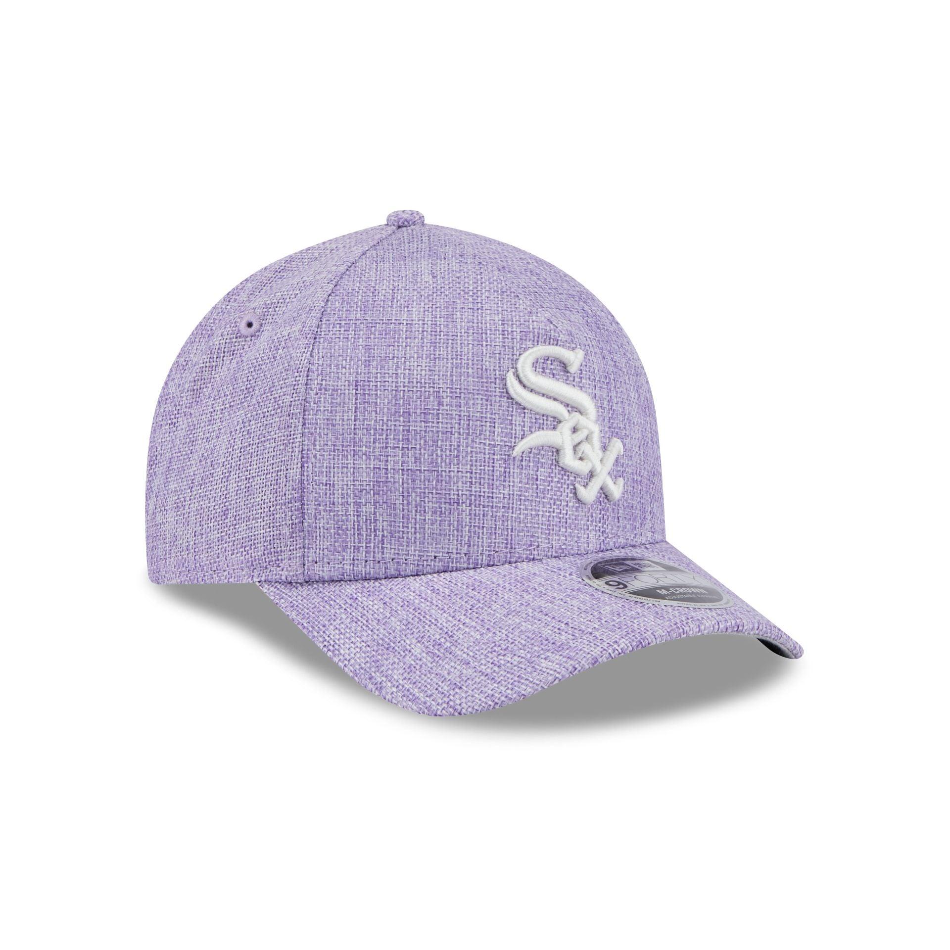 Chicago White Sox Cotton Weave Purple 9FORTY M-Crown A-Frame Snapback Hat Male Product Image