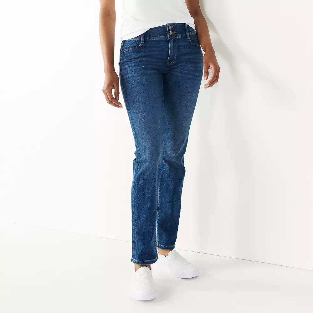 Women's Nine West Straight Jeans,  Product Image