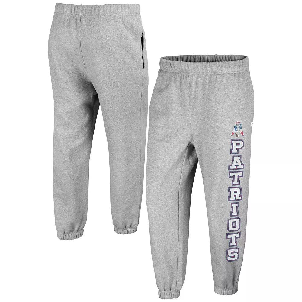Women's '47 Gray New England Patriots Double Pro Harper Jogger Sweatpants,  Product Image