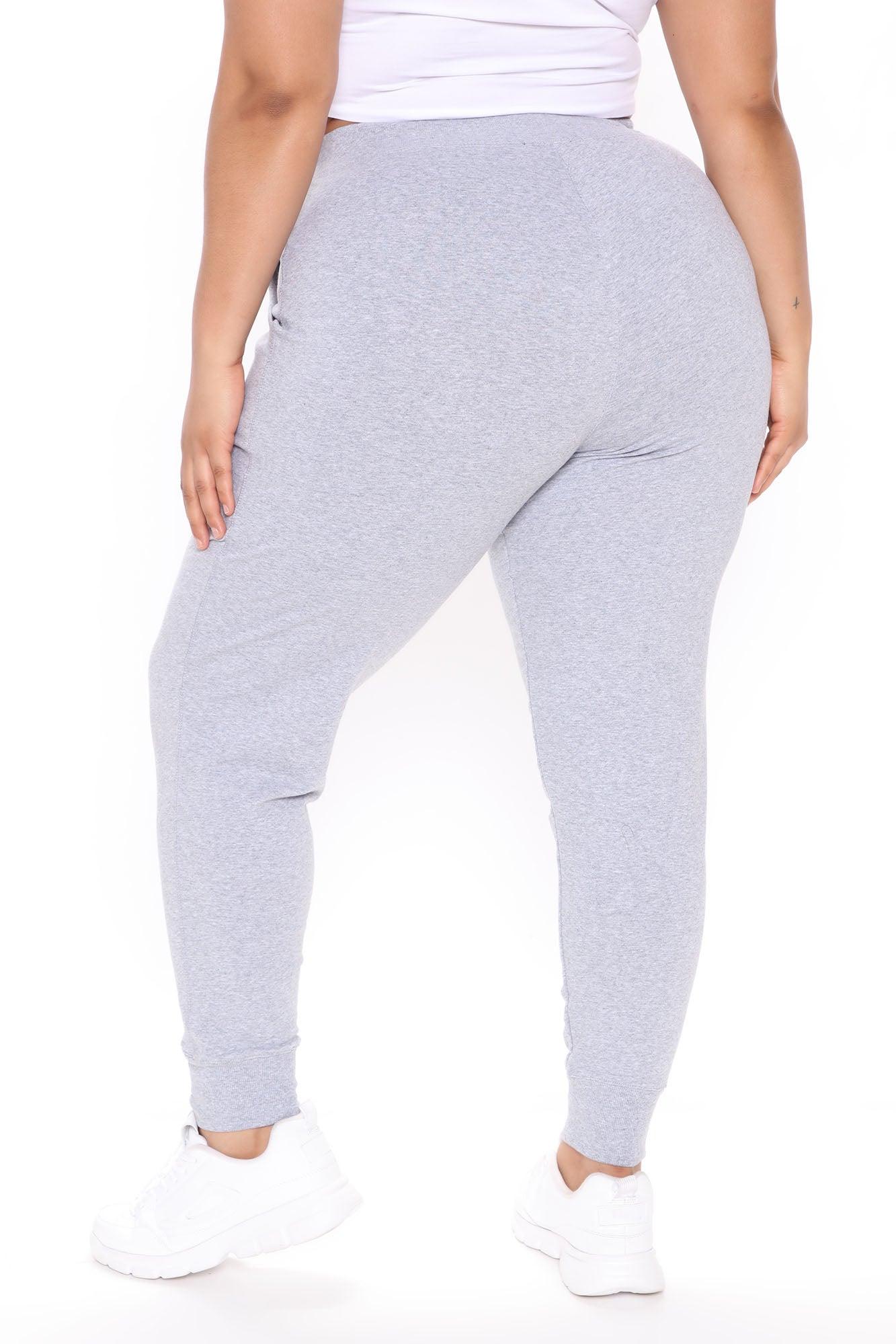 Latest And Greatest French Terry Jogger - Heather Grey Product Image