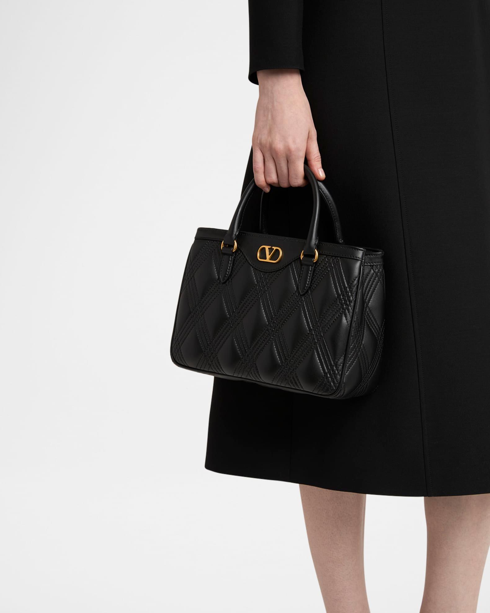 Quilted Leather Top-Handle Bag Product Image