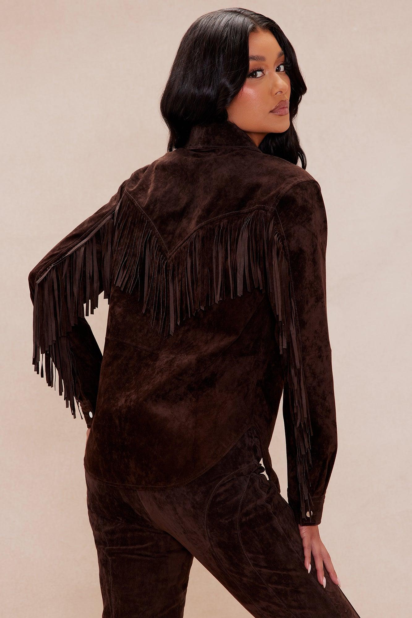 Suede Nashville Shirt - Brown Product Image