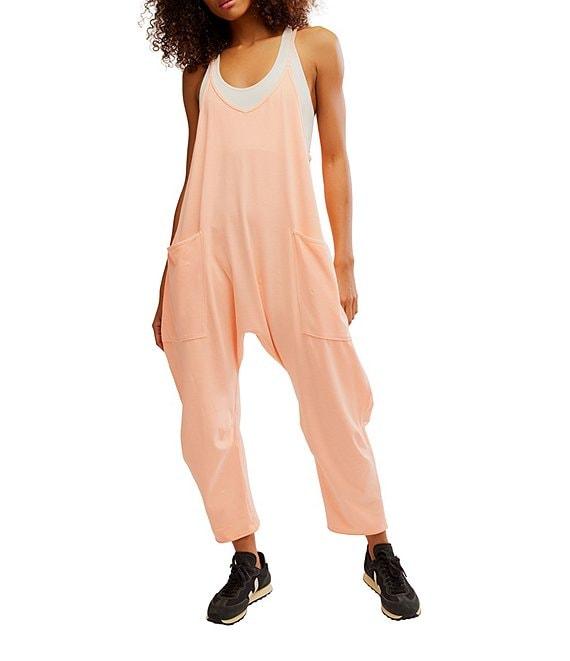 Free People FP Movement Sleeveless Scoop Neck Ankle Length Patch Pocket Hot Shot Onesie Product Image