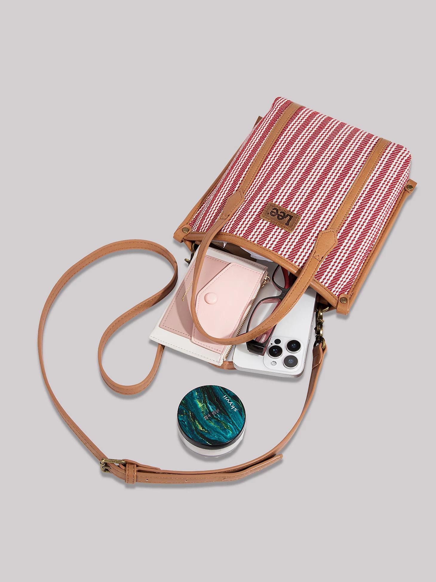 Women's Tall Stripe Logo Handbag | Women's Luggage & Accessories | Lee® Product Image