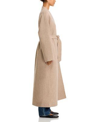 Wool Blend Wrap Coat Product Image