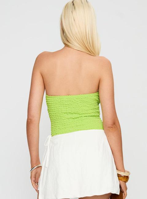 Private Party Strapless Bodysuit Green Product Image