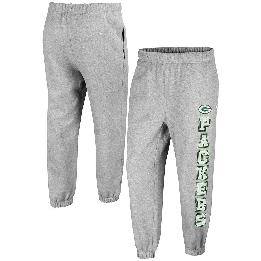 Women's '47 Gray Green Bay Packers Double Pro Harper Jogger Sweatpants,  Product Image