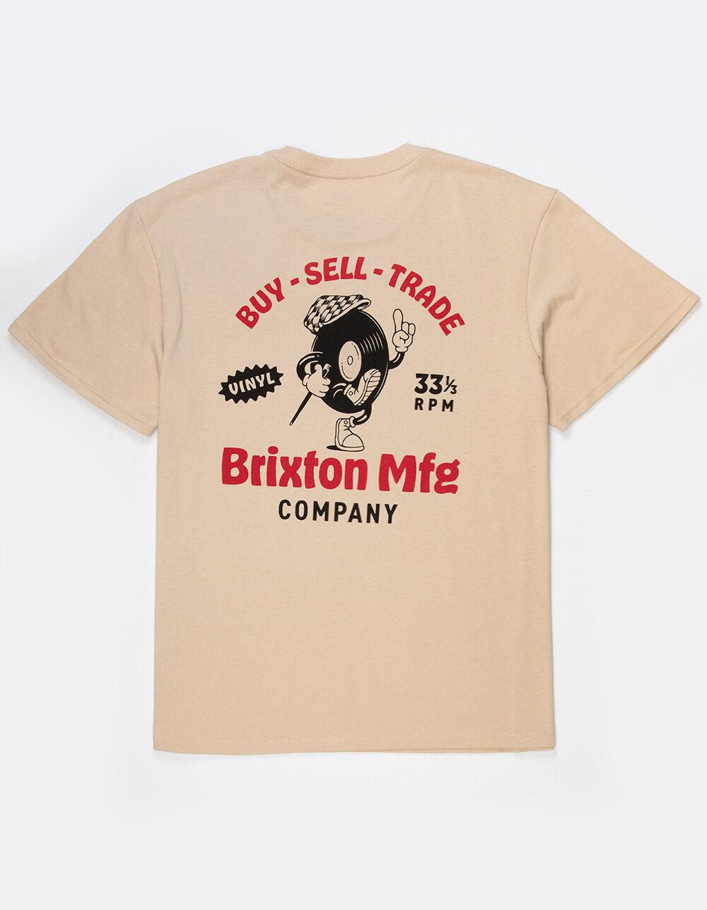BRIXTON Rhythmic Standard Mens Tee - CREAM Product Image