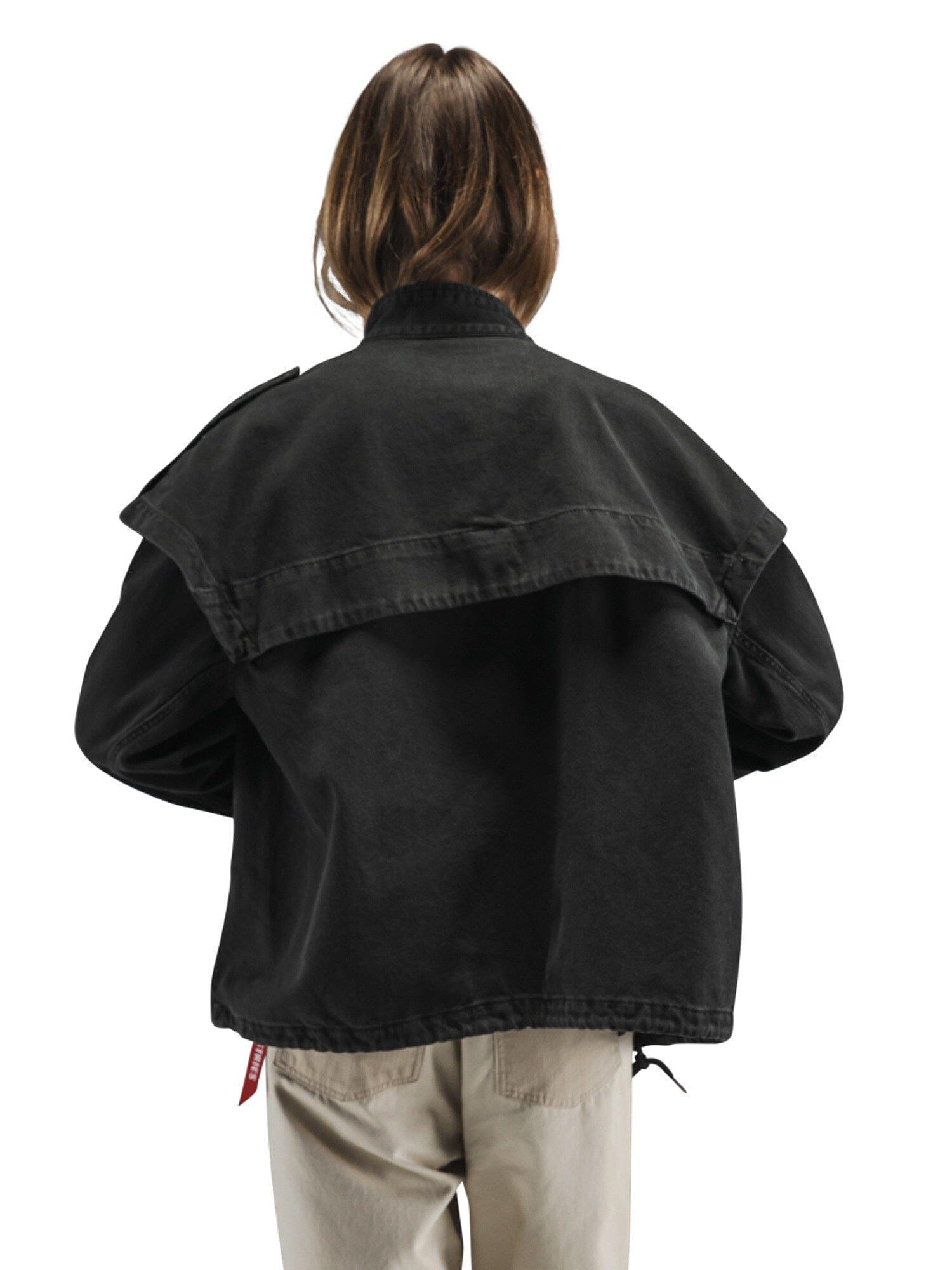 OVERSIZED CTN UTILITY JACKET W Female Product Image