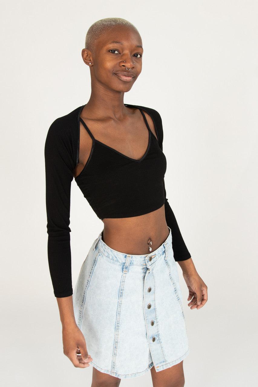 Ribbed Shrug Product Image