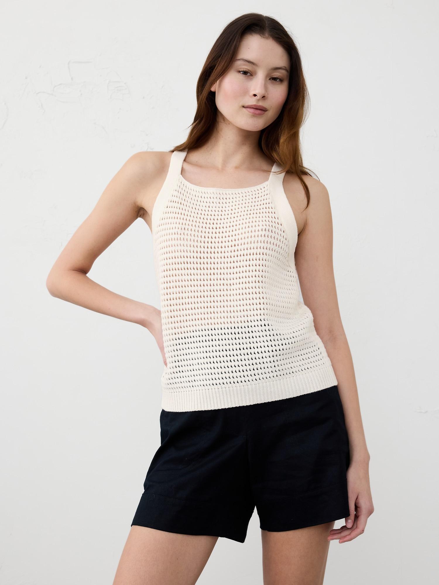 Open Stitch Sweater Tank Product Image