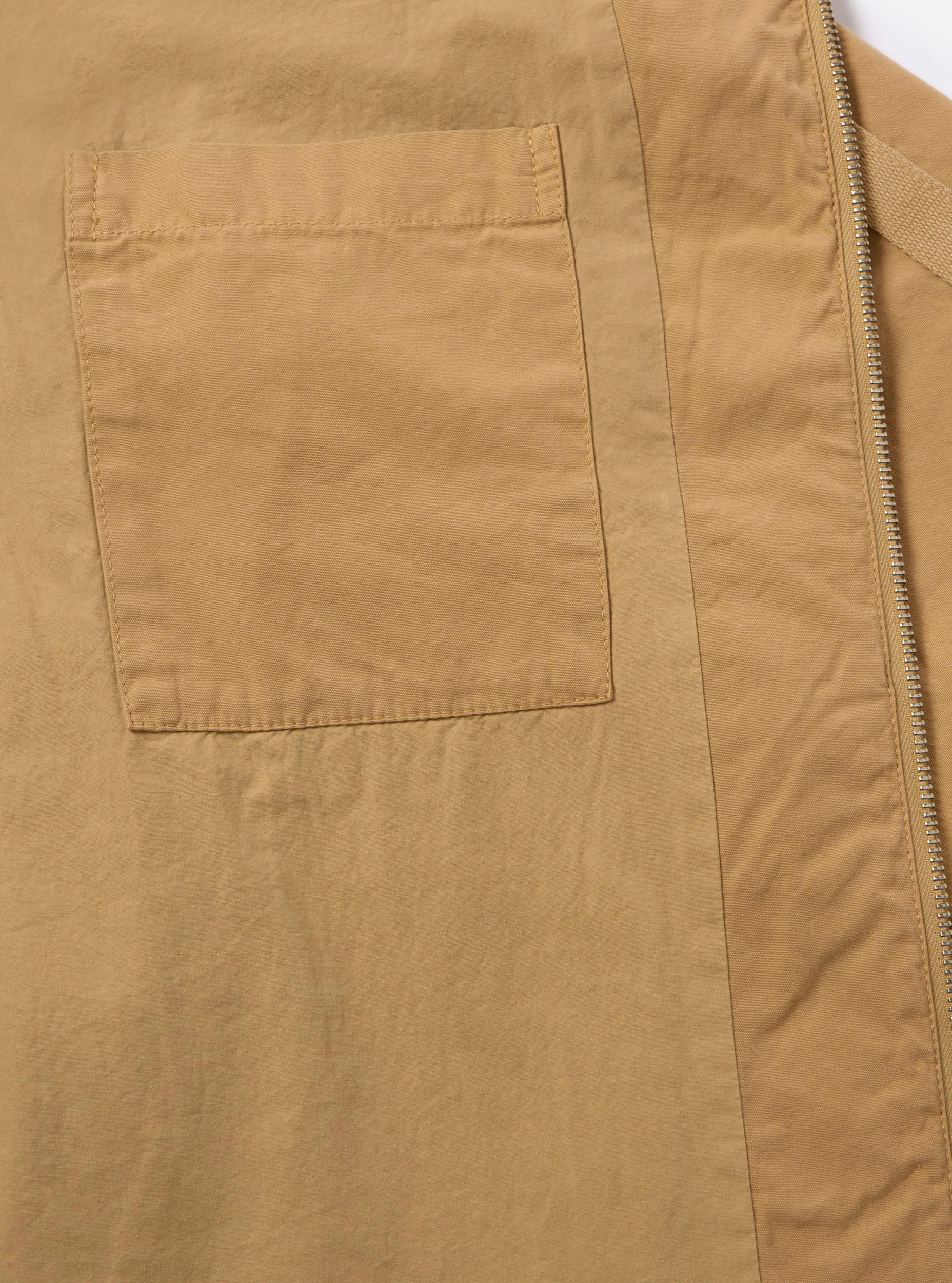 Dark Sand Summer Canvas Windcheater Jacket Product Image