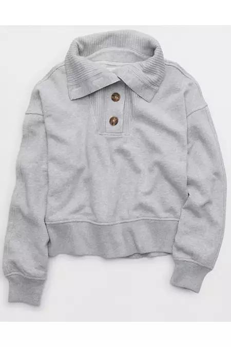 Aerie Best Button Sweatshirt Women's Product Image