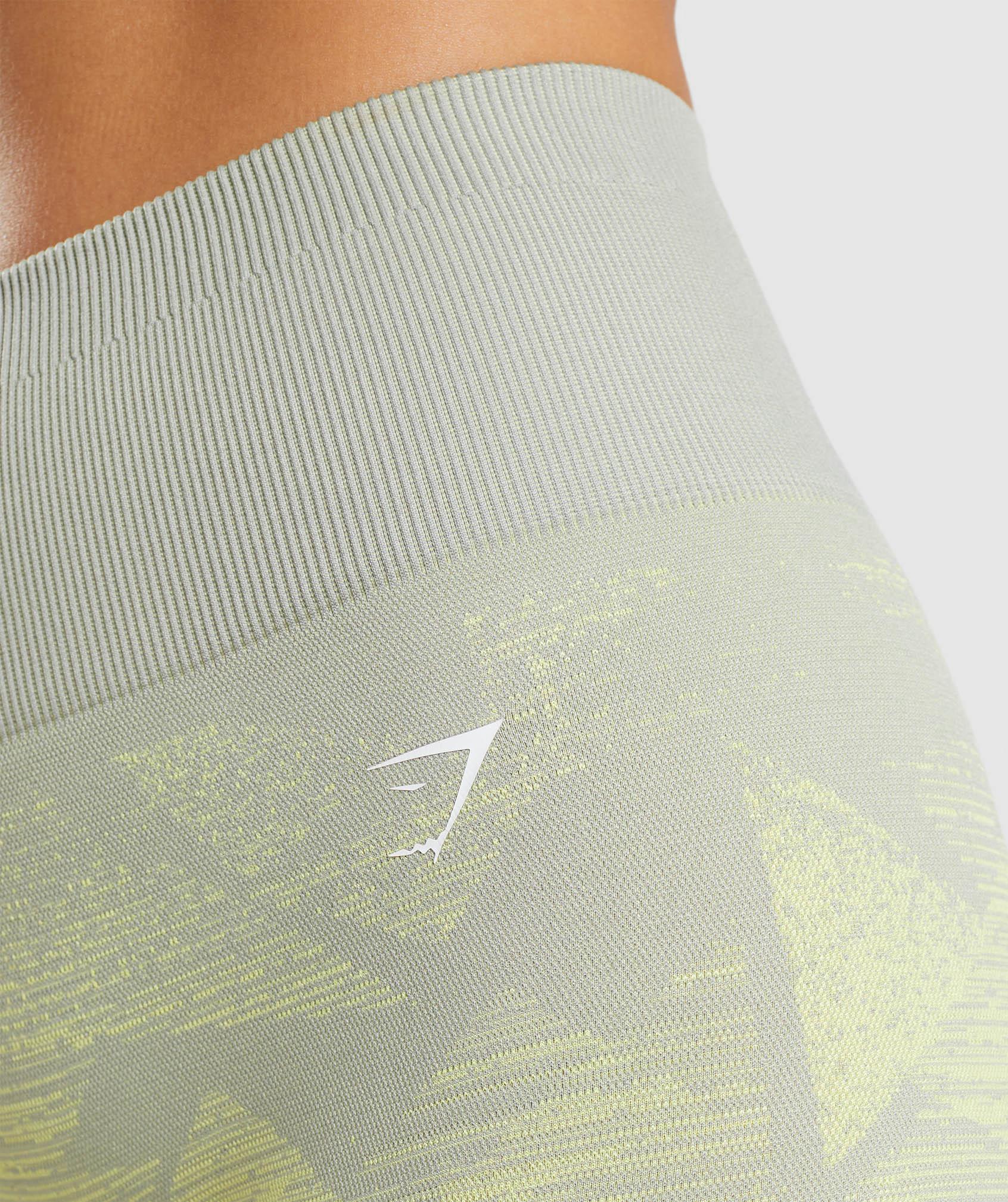 Gymshark Adapt Ombre Seamless Shorts - Triangle | Taupe Grey Print Female Product Image