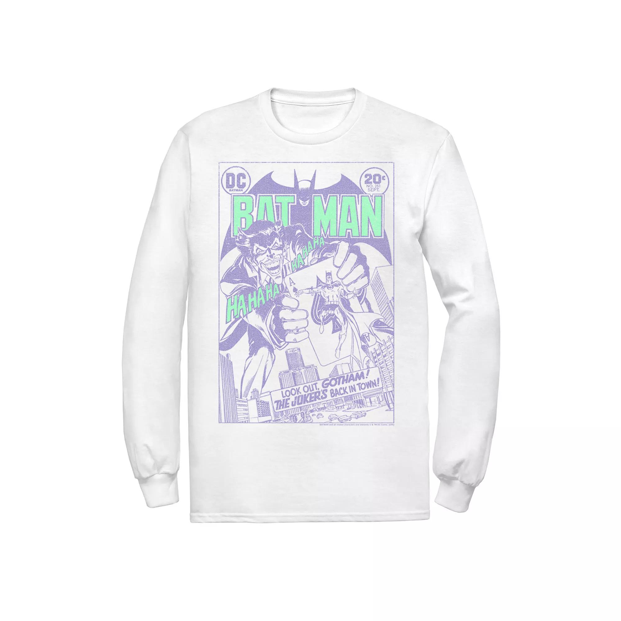 Men's DC Comics Batman Joker Cover Tee,  Product Image