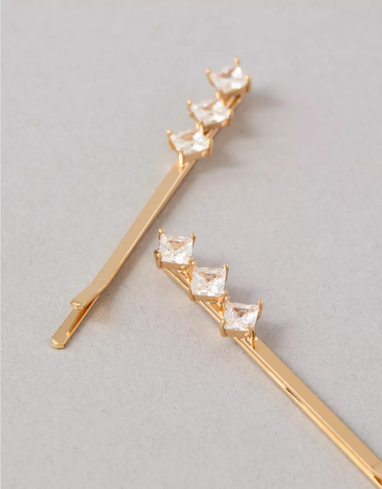 AE Dainty Crystal Bobby Pins 2-Pack Product Image