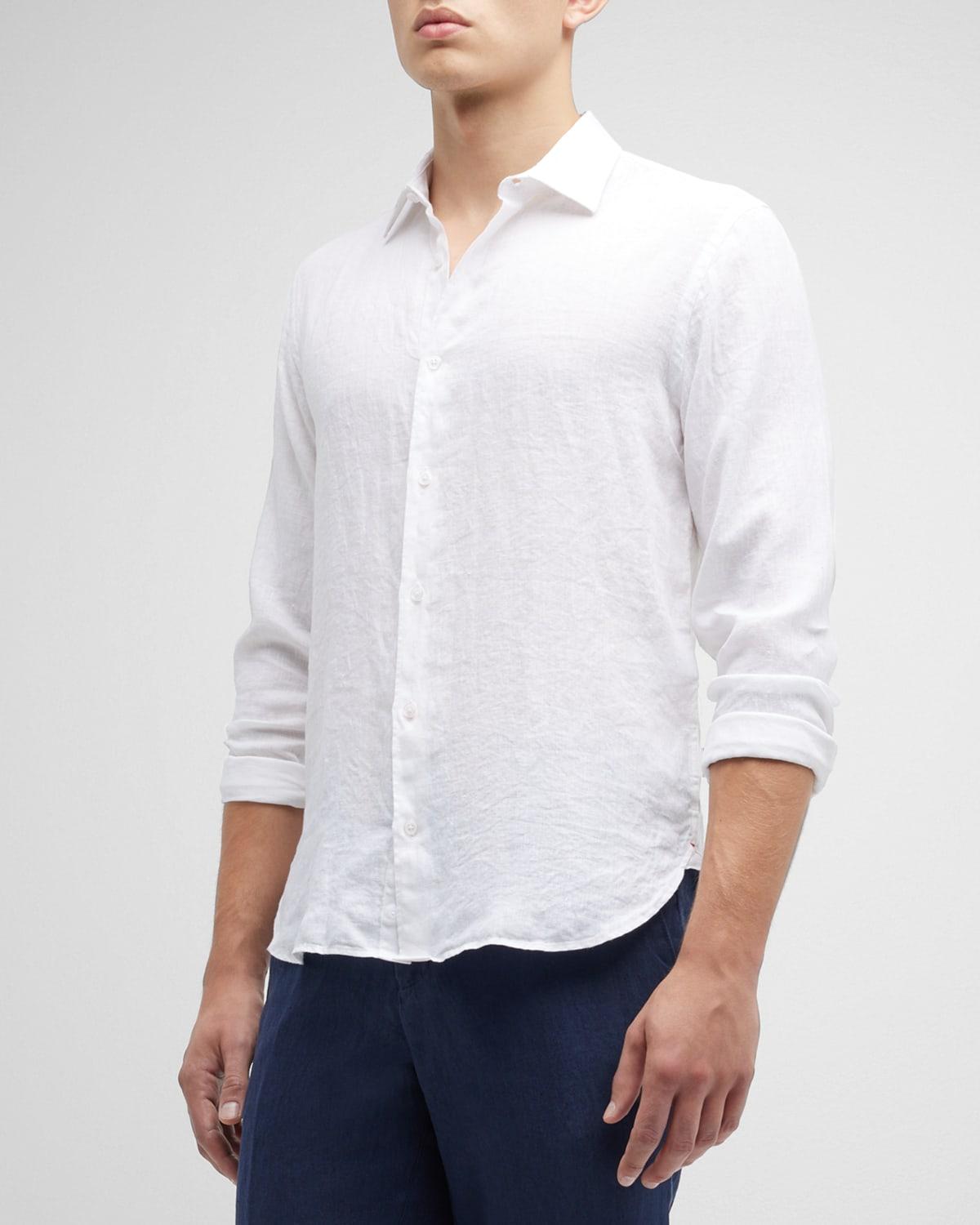 Mens Giles Linen Sport Shirt Product Image